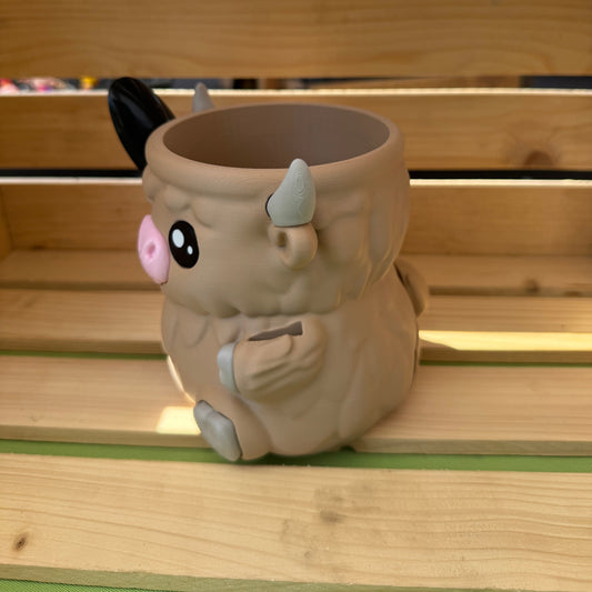 Highland Cow Ice Cream Pint Holder