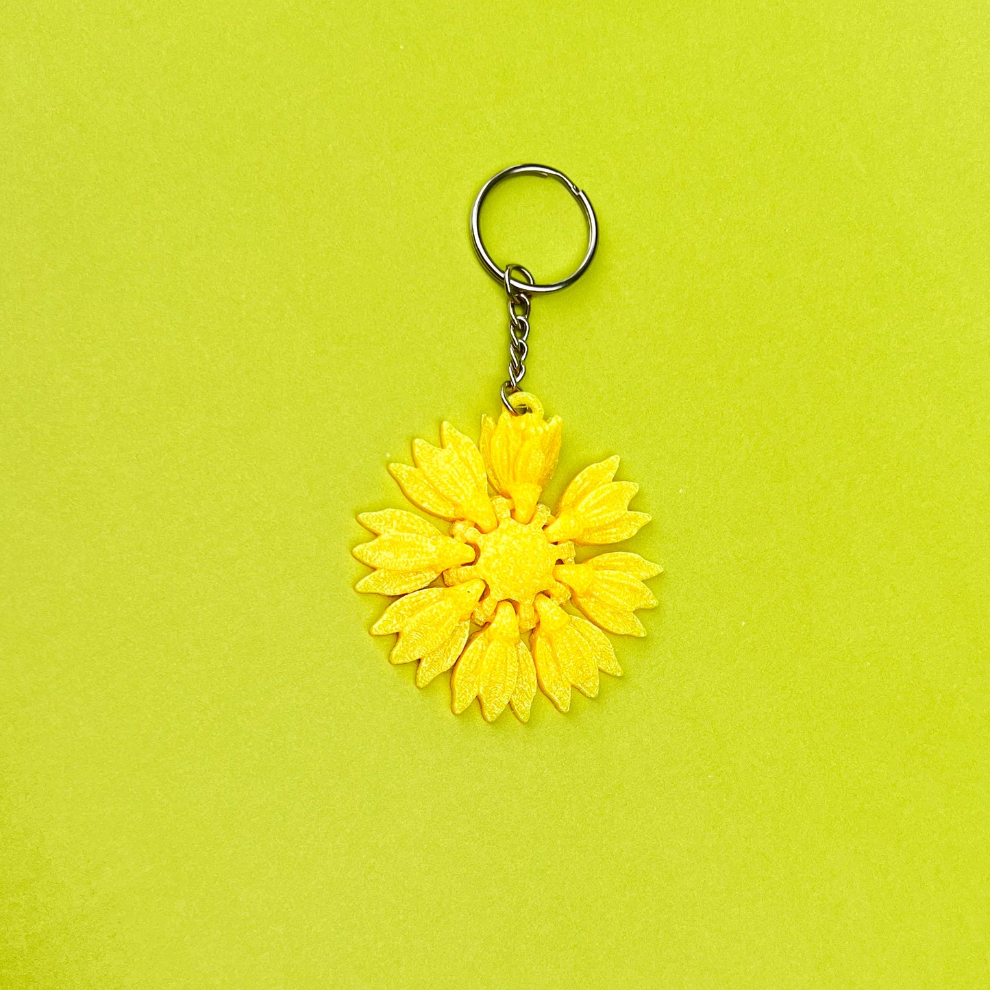 Sunflower Keychain