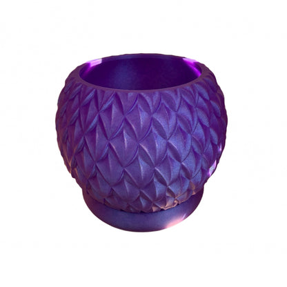 Purple Textured Planter