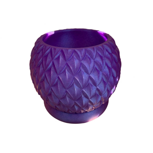 Purple Textured Planter