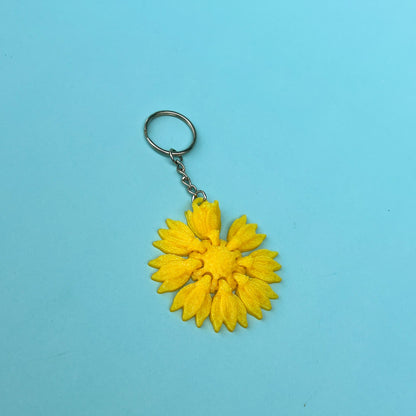 Sunflower Keychain